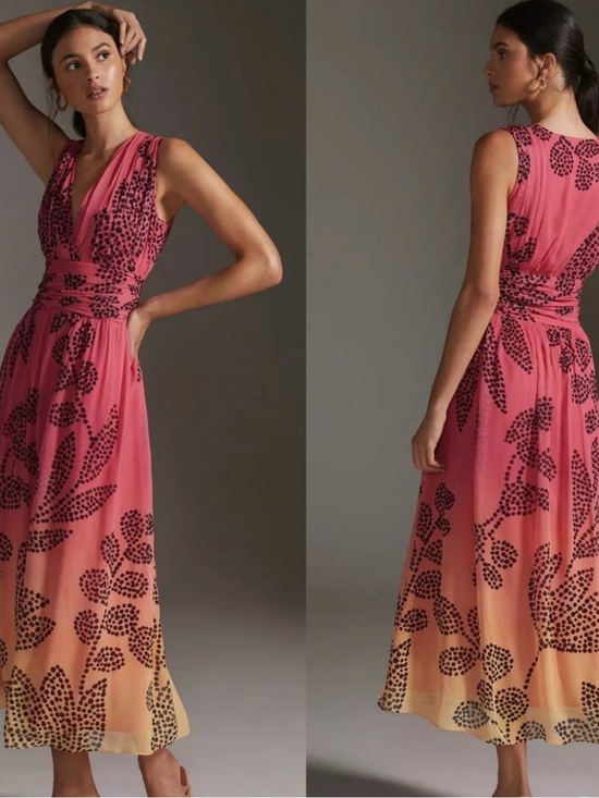 Anthropologie Dresses & Skirts - Anthropologie Verb Pallavi Singhee Ombre Maxi Dress NWT XXS